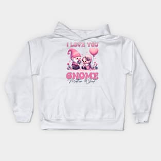 Gnomes I Love You Valentines Day Kids Hoodie